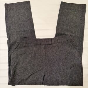 Investments Charcoal Gray Textured Stretch Dress Pants